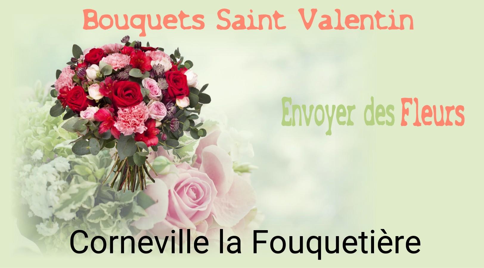 Roses de Saint-Valentin livrées à Corneville-la-Fouquetière